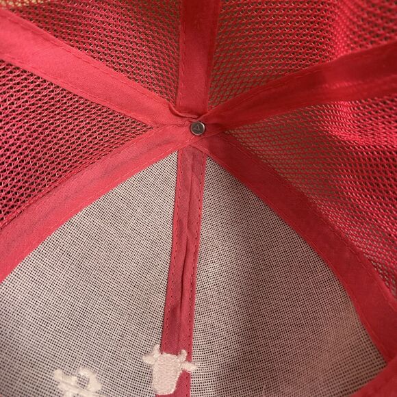 Moogsoft Embroidered Adjustable Snapback Trucker Hat Cap Gray/Pink - Picture 8 of 9